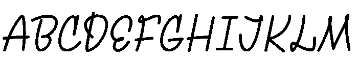PD Monolina Medium Font UPPERCASE