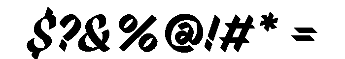 PD Writer Regular Font OTHER CHARS