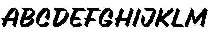 PD Writer Regular Font UPPERCASE