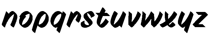 PD Writer Regular Font LOWERCASE