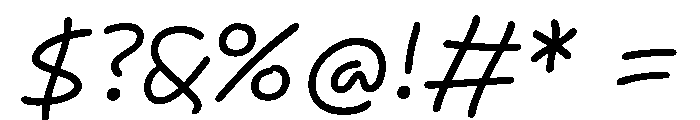 Pd Americano Light Italic Font OTHER CHARS