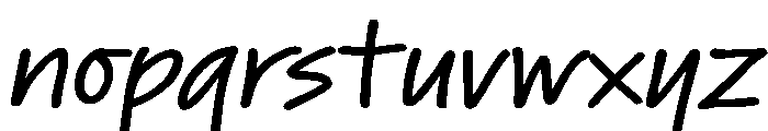 Pd Americano Medium Font LOWERCASE