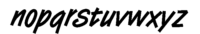 Pd Everyday Bold Font LOWERCASE