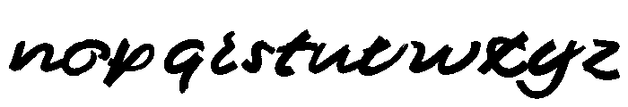 Pd Everyday Heavy Font LOWERCASE