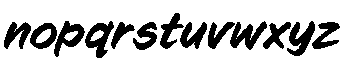 Pd Everyday Italic Font LOWERCASE