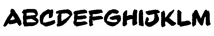 Pd Kakabus Bold Font UPPERCASE