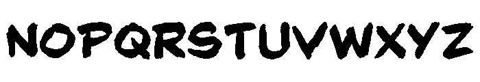 Pd Kakabus Bold Font LOWERCASE