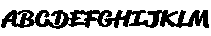 Pd Kakabus Heavy Font UPPERCASE
