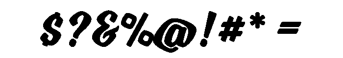 Pd Monolina Brush Bold Font OTHER CHARS
