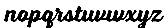 Pd Monolina Brush Bold Font LOWERCASE