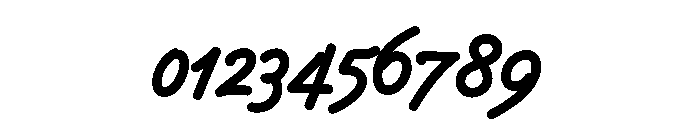 Pd Monolina Brush Extra Bold Font OTHER CHARS