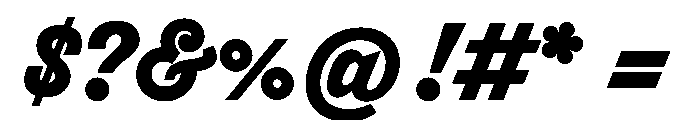 Pd Monolina Brush Heavy Font OTHER CHARS