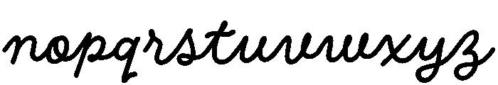 Pd Monolina Italic Font LOWERCASE