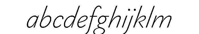 Pd Monolina Light Italic FONT