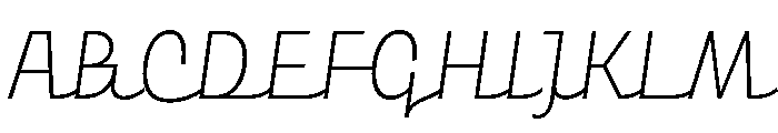 Pd Monolina Light Font UPPERCASE