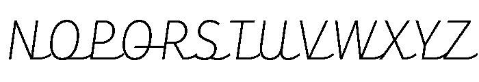 Pd Monolina Light Font UPPERCASE