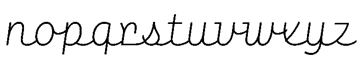 Pd Monolina Light Font LOWERCASE