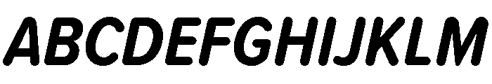 Pd Writer Bold Italic Font UPPERCASE