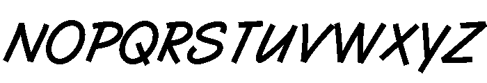 Pd Writer Bold Font UPPERCASE