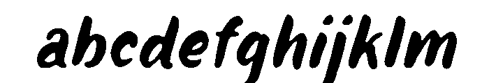Pd Writer Italic FONT