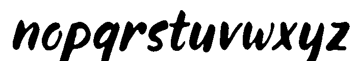 Pd Writer Italic Font LOWERCASE