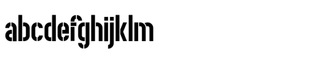 PDU Stencil Regular FONT