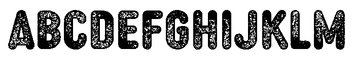 Pepperwood Color Heavy Font UPPERCASE