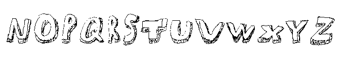 Pepperwood Color Regular Font UPPERCASE