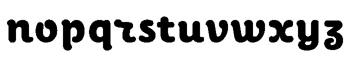 Perec Scripte 2 Heavy Font LOWERCASE