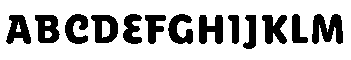 PerecScripte2 Black Font UPPERCASE