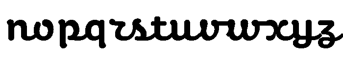 PerecScripte2 Bold Font LOWERCASE