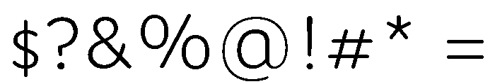 PerecScripte2 Light Font OTHER CHARS