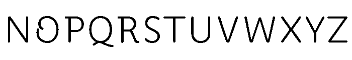 PerecScripte2 Light Font UPPERCASE