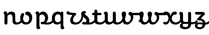 PerecScripte2 Medium Font LOWERCASE