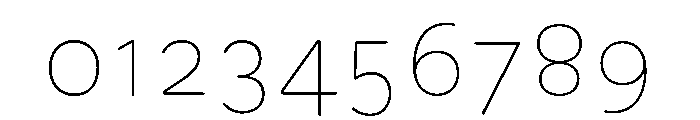 PerecScripte2 Thin Font OTHER CHARS