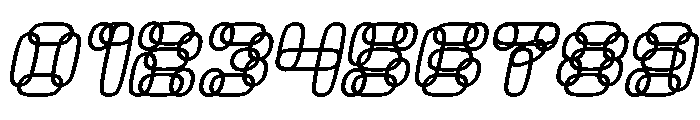 PERFECT CLOUD Bold Italic Font OTHER CHARS