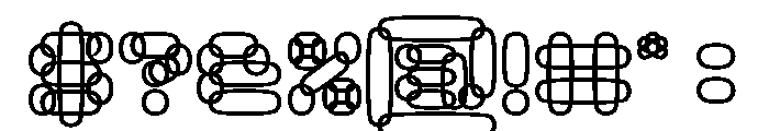 PERFECT CLOUD Bold Font OTHER CHARS