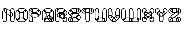 PERFECT CLOUD Bold Font UPPERCASE