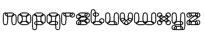 PERFECT CLOUD Bold Font LOWERCASE