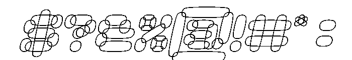 PERFECT CLOUD Italic Font OTHER CHARS