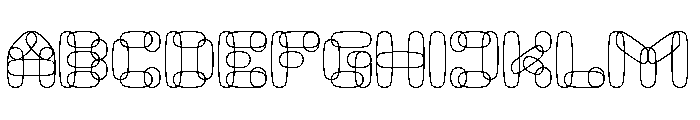 PERFECT CLOUD Font UPPERCASE