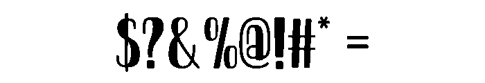 Peaceful Glow Font OTHER CHARS