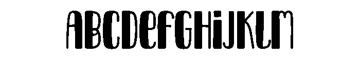 Peaceful Glow Font UPPERCASE