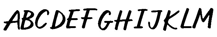 Peacepath Font UPPERCASE
