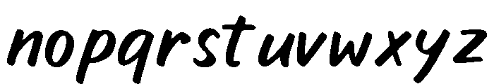 Peacepath Font LOWERCASE