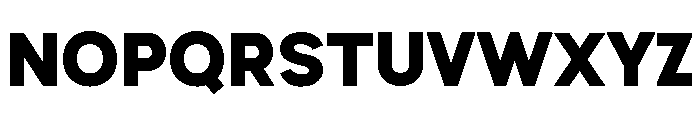 Peach Club Sans Bold Font UPPERCASE