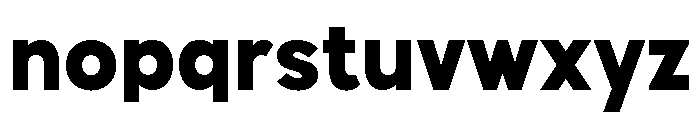 Peach Club Sans Bold Font LOWERCASE