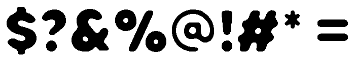 Peach Club Sans Ink Bold Font OTHER CHARS