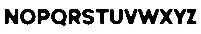 Peach Club Sans Ink Bold Font UPPERCASE