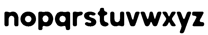 Peach Club Sans Ink Bold Font LOWERCASE